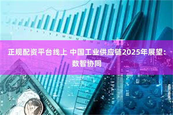 正规配资平台线上 中国工业供应链2025年展望：数智协同